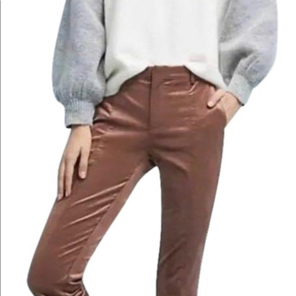 Anthropologie The Essential Slim Velvet Pants